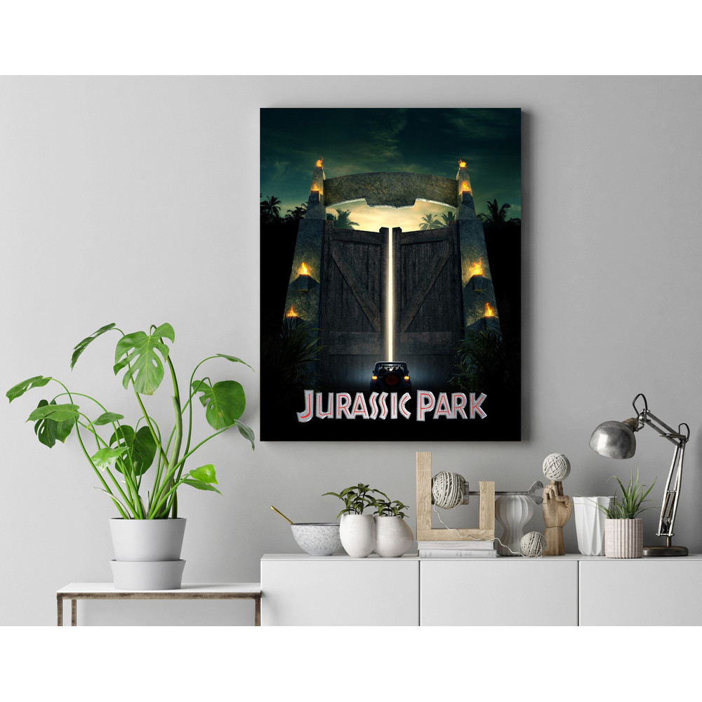 Jurassic Park The Lost World Movie Art Poster, Jurassic Park The Lost World Movie Canvas , Wall Decors, Home Decor, Movie Poster, Wall Art 2.jpg