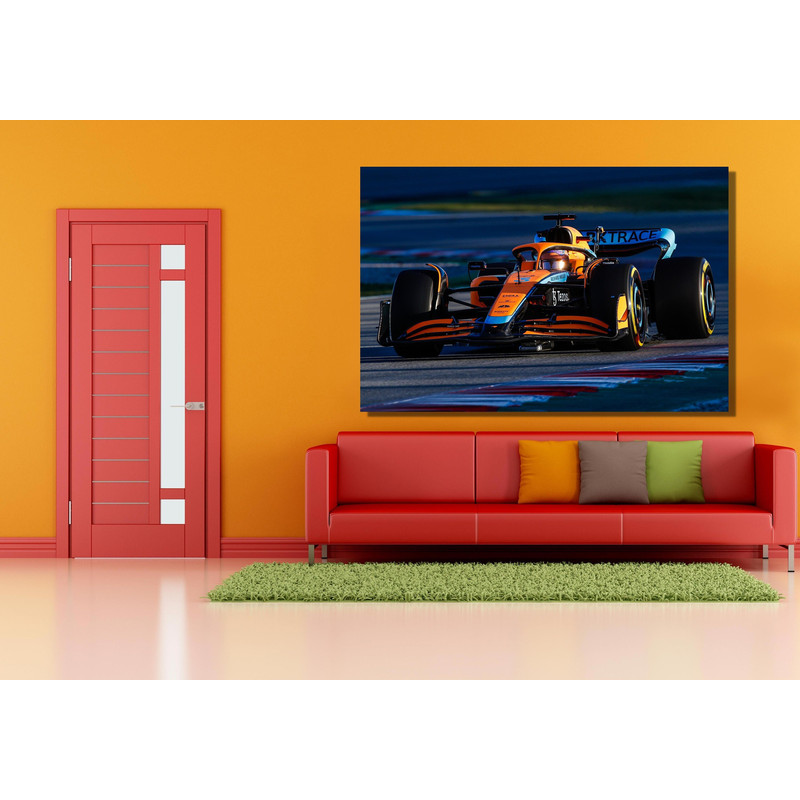 Lando Norris Canvas Print, Lando Norris F1 Poster Print, Formula One F1 Grand Prix,i McLaren Fan Gift , Man Cave Decoration, Racing Poster.jpg