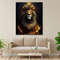 Lion Poster Print, Lion Canvas Home Decor, Lion Wall Art, Lion Painting Art, Lion King Poster, Lion King Wall Art, Animals King Poster Print.jpg
