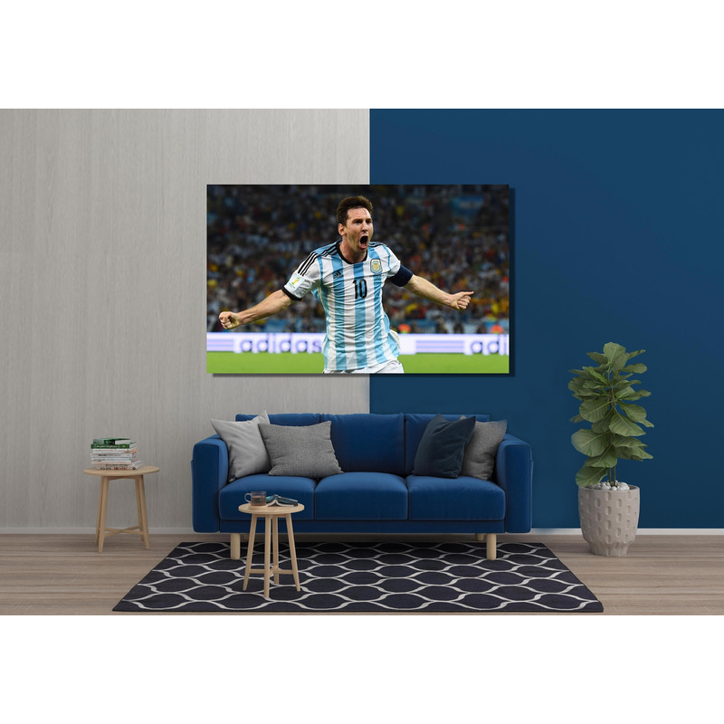 Lionel Messi Print Poster Wall Art Canvas Champion Messi Art World Cup 2022 Print Art Argentina And Barcelona Legend Print Art Gift For Him.jpg