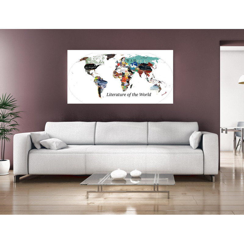 Literature of the World Map Poster,Literature Map Canvas Wall art,Literature Map Print,Literature, School for Gift,Book Lover Gift World Map.jpg