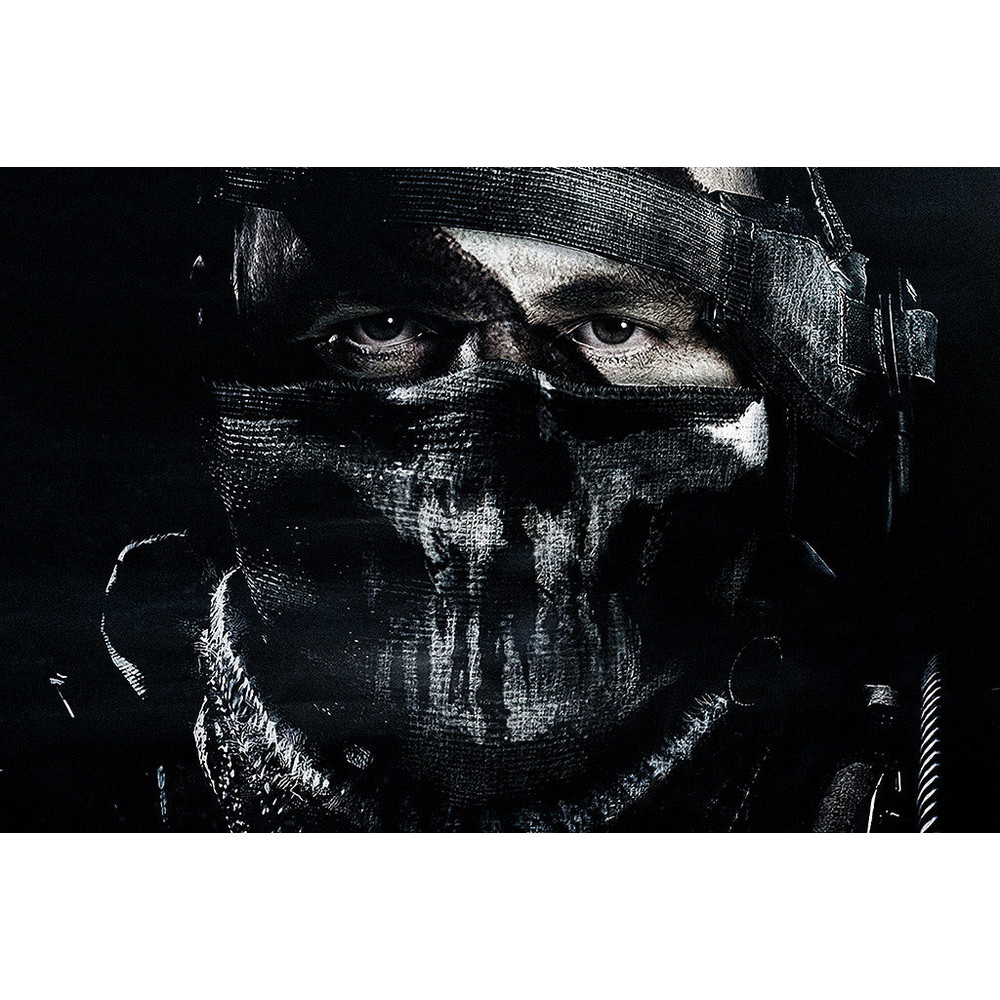 Call of Duty Ghosts Soldier Mask Face Poster 1.jpg