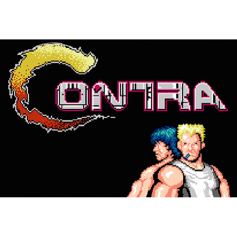 Contra Old Classic Retro Game Poster 1.jpg