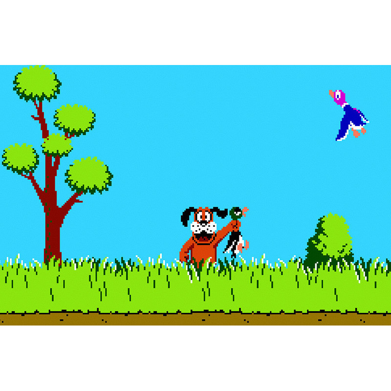 Duck Hunt Old Retro Game Poster 1.jpg