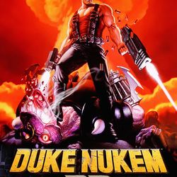 duke nukem 3d old classic retro game poster