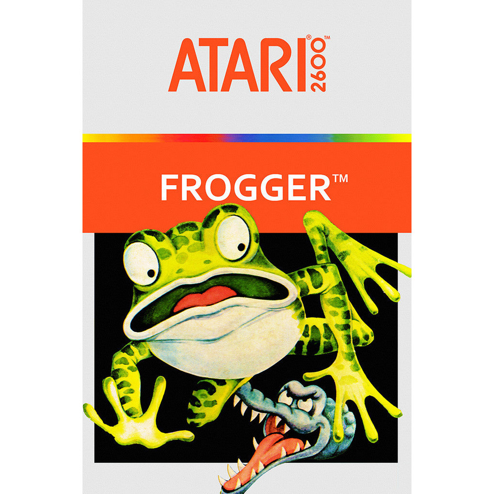 Frogger Old Classic Retro Game Poster.jpg