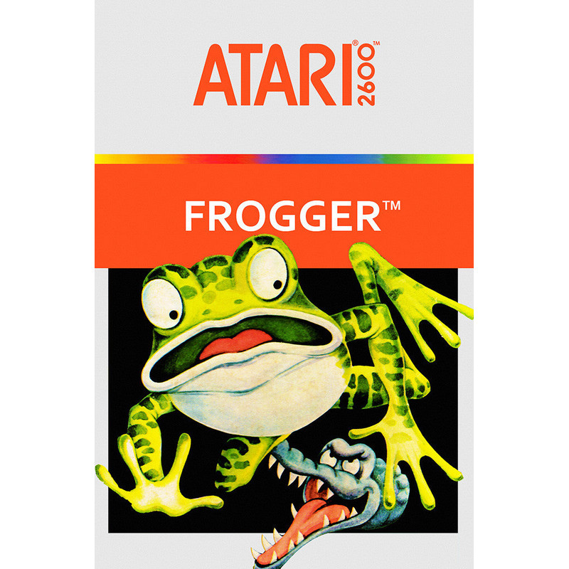 Frogger Old Classic Retro Game Poster.jpg