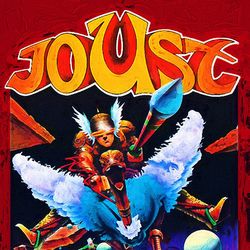 joust old classic retro game poster 1