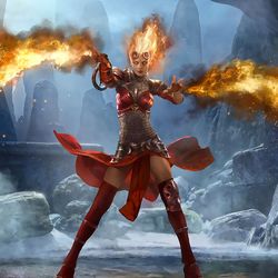 magic the gathering mtg chandra poster