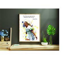 lindsey horan usa print, lindsey horan print, minimalist