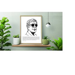 anthony bourdain quote print- eat at a local