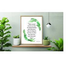 anthony bourdain quote print - when someone cooks