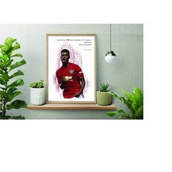 marcus rashford soccer | digital printable poster |