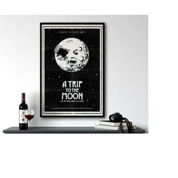 stressd vintage movie posters apartment decor, retro wall