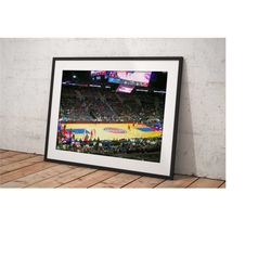 detroit pistons little caesars arena, poster framed room