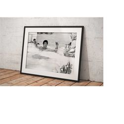 scarface, wall art, poster framed room decor, home