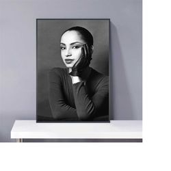 sade adu singer poster, pvc package waterproof canvas