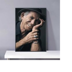 keith richards music poster pvc package waterproof canvas
