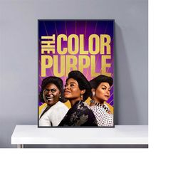 the color purple 2023 movie poster druck pvc