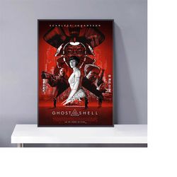 ghost in the shell movie poster scarlett johansson