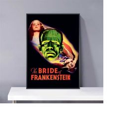 bride of the frankenstein movie poster, pvc package