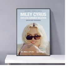 miley cyrus endless summer vacation 2023 movie poster