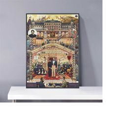 the grand budapest hotel movie poster pvc package