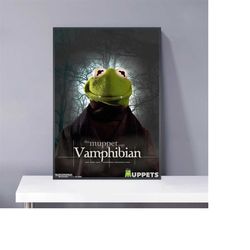 the muppets kermit frog poster pvc package waterproof