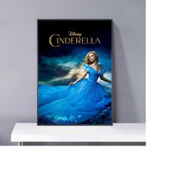 cinderella poster pvc package waterproof canvas wall art