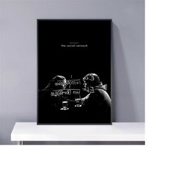 the social network movie poster, pvc package waterproof