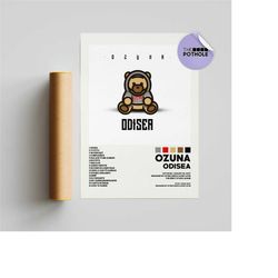 ozuna posters / odisea poster, tracklist poster, album