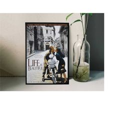 life is beautiful movie poster film/room decor wall
