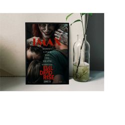 evil dead rise movie poster film/room decor wall