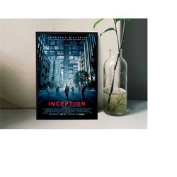 inception movie poster film/room decor wall art/poster gift/canvas