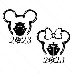 disney cruise trip 2023 svg magical kingdom file