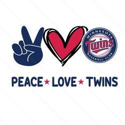 peace love twins svg, sport svg, minnesota twins, twins svg, twins baseball, minnesota baseball, baseball svg, twins mlb