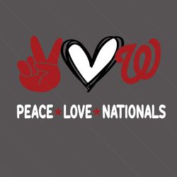 peace love nationals svg, sport svg, washington nationals, nationals svg, nationals baseball, washington baseball, baseb