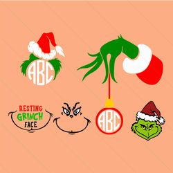 grinch christmas bundle svg, christmas svg, xmas svg, grinch svg, christmas grinch, christmas hat, christmas bundle svg,