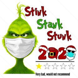 grinch 2020 stink stank stunk png, christmas png, xmas png, christmas 2020, face mask 2020, grinch, christmas grinch, 20