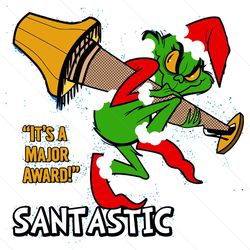 the grinch stole a major award svg, christmas svg, xmas svg, christmas gift, grinch svg, grinchmas svg, christmas grinch