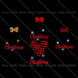 snowflake mickey head bundle, christmas svg, disney christmas, mickey svg, disney svg, minnie mouse, mickey mouse, disne