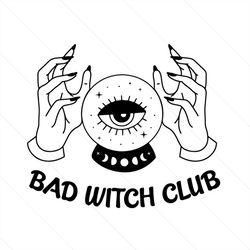 bad witch club svg, halloween svg, halloween witch svg, witch club svg