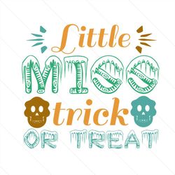 little miss trick or treat ghost svg, halloween svg, trick or treat svg