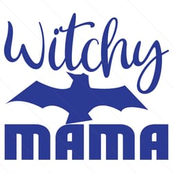 witchy bat mama svg, halloween svg, witch mama svg, halloween bat svg