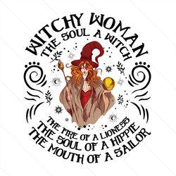 witchy woman the soul a witch svg, halloween svg, witchy woman svg