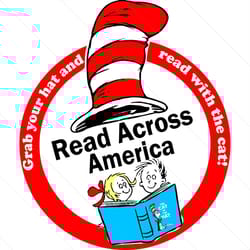 read across america cat in hat svg digital files