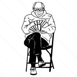 bernie sanders mittens inauguration svg files designs