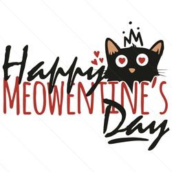 happy meowentine's day cats hearts svg files for cricut