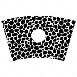 cow print starbucks full wrap cup svg files for cricut
