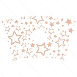 starbucks stars full wrap starbucks cup svg files for cricut